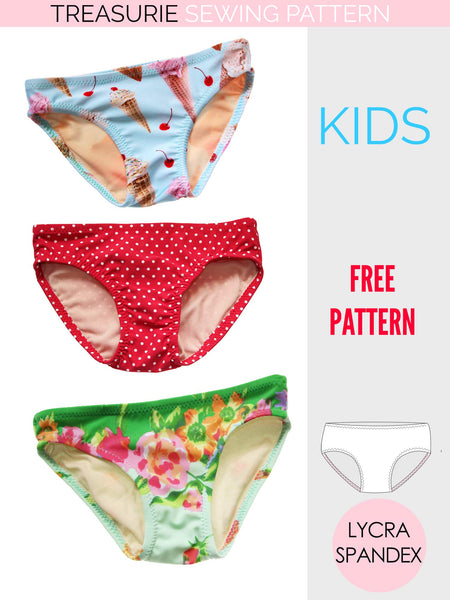 Pants Pattern - GIRLS Bikini Style (S508) – TREASURIE
