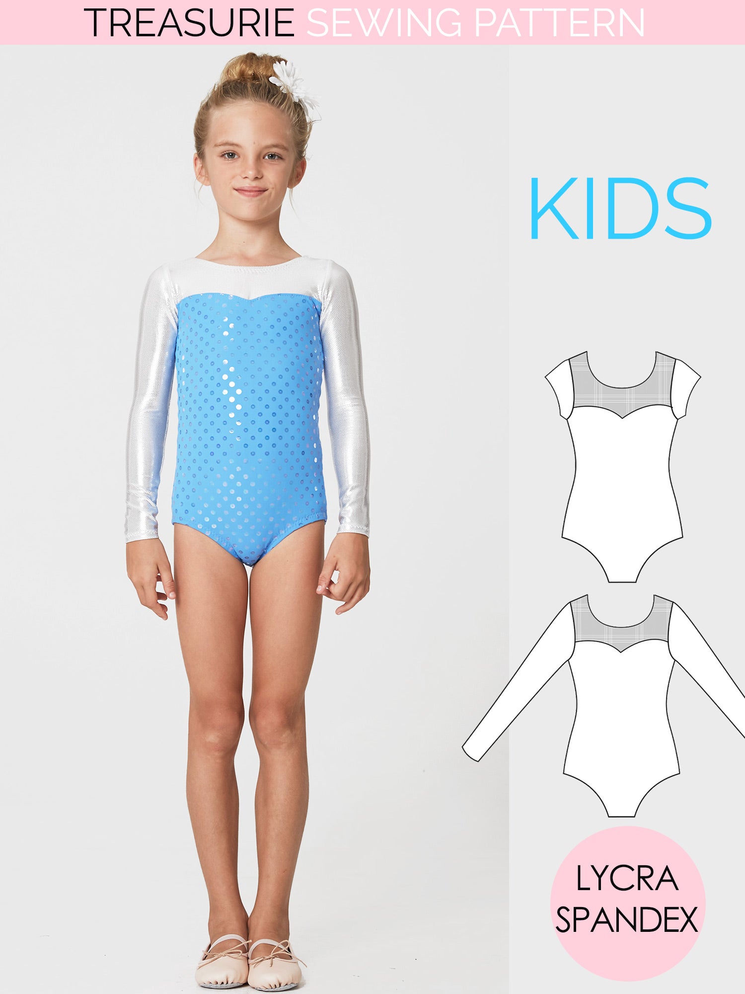 Leotard Patterns - Girls LEOTARD #5 (L505) – TREASURIE leotard-patterns-girls-leotard-5-l505-treasurie