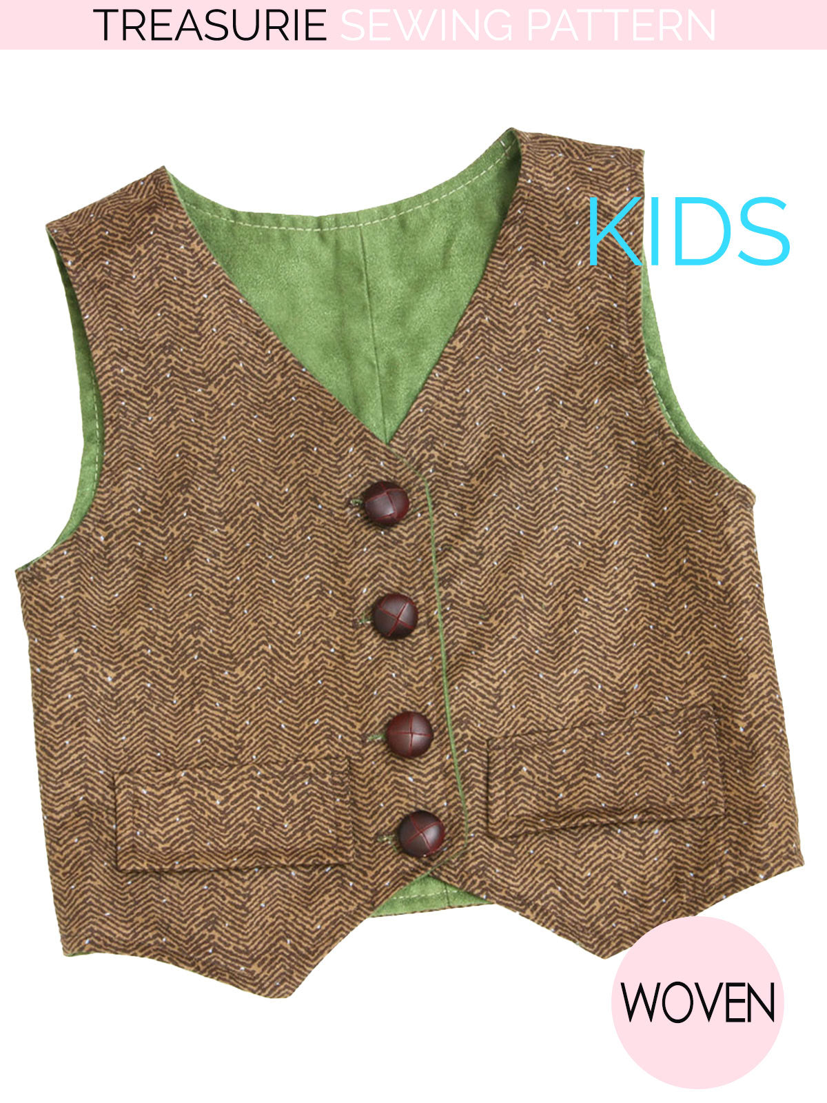 Boys Lined Vest Sewing Pattern – TREASURIE boys-lined-vest-sewing-pattern-treasurie
