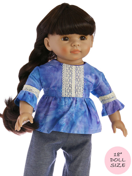Hello Oscar Dress 18 Inch Doll Clothes Pattern Fits Dolls Such as