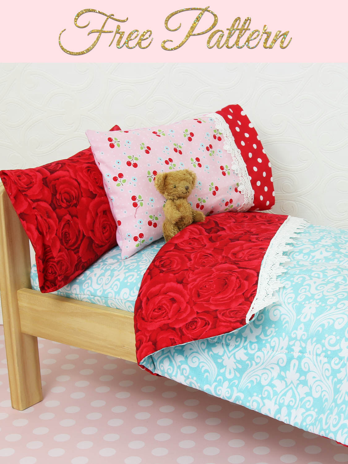 Free Sewing Pattern - Doll Bedding Pattern – TREASURIE free-sewing-pattern-doll-bedding-pattern-treasurie
