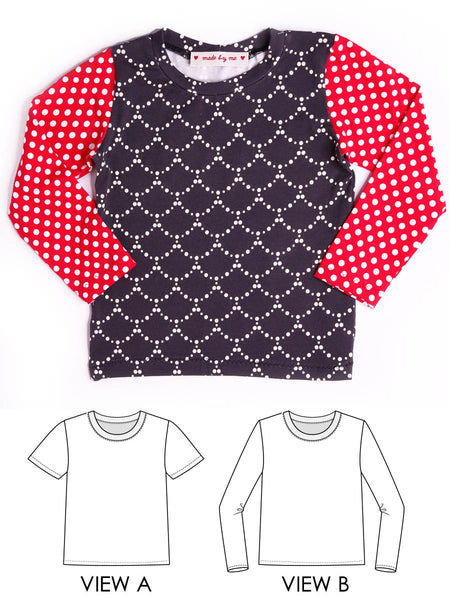 Modèle Tee-shirt-CB45-02-Patron tricot