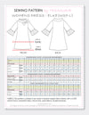ELKE - Womens Dress Pattern - STRETCH (W37-L)