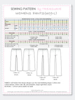Lounge Pants Pattern - WOMENS  (W09-L)