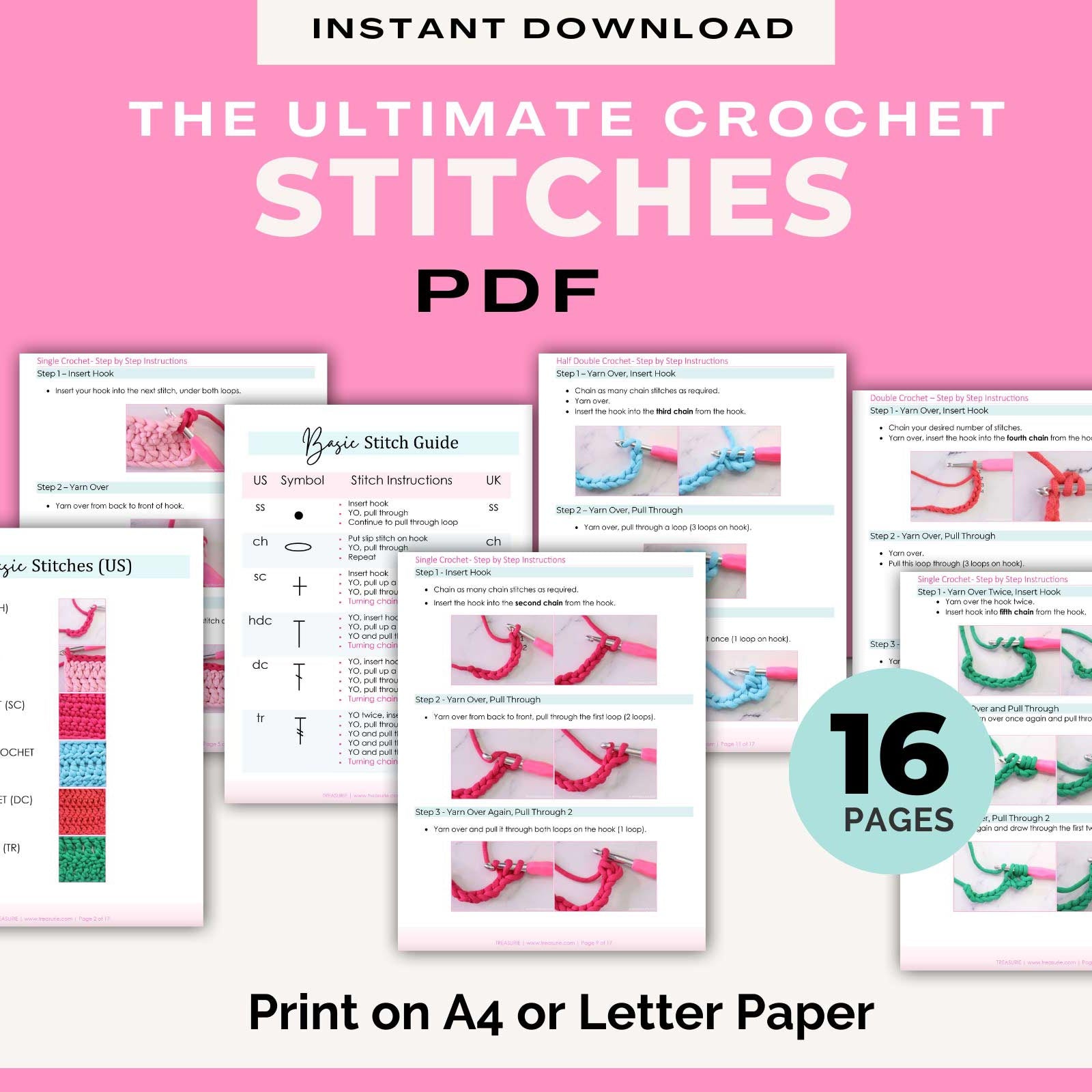 Crochet Reference Guide