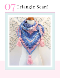 10 Scarf Pattern Bundle VOLUME 1