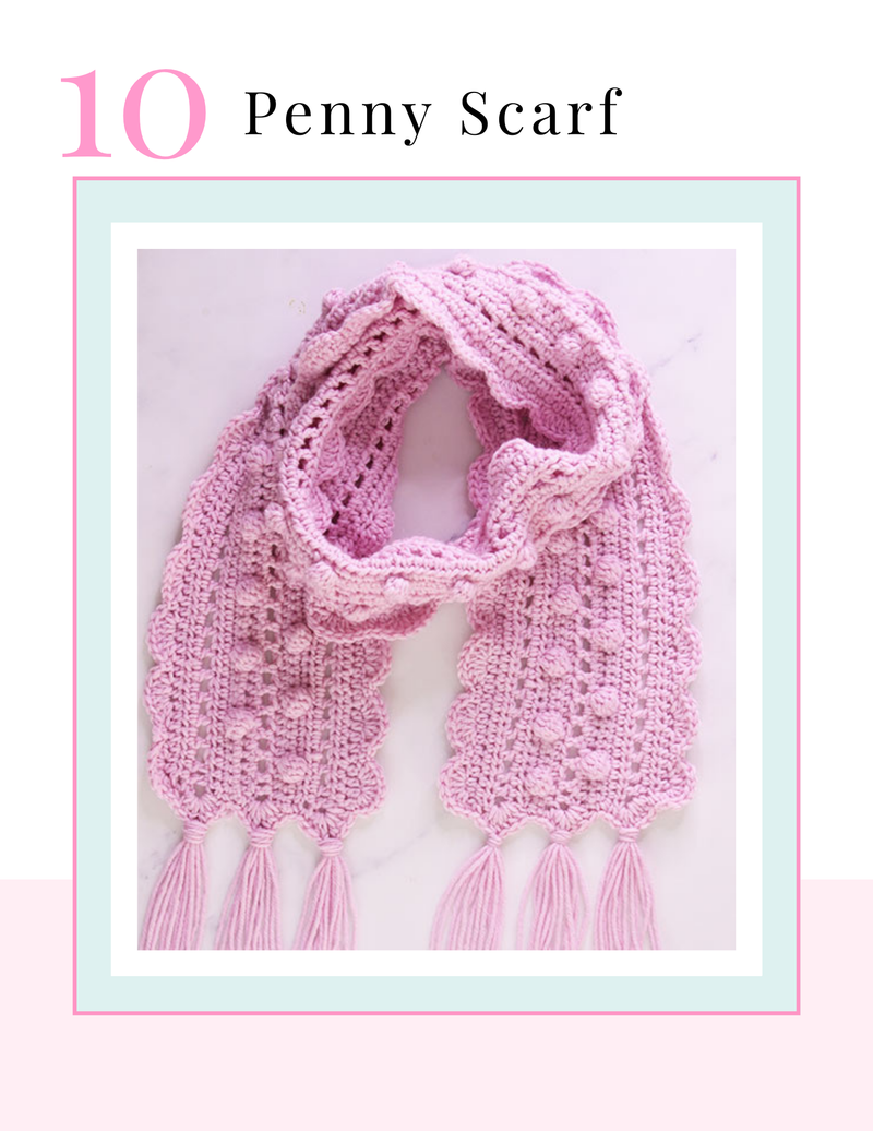 10 Scarf Pattern Bundle VOLUME 1