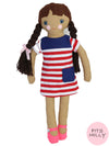 18" doll clothes patterns - CHARLOTTE (D1305)