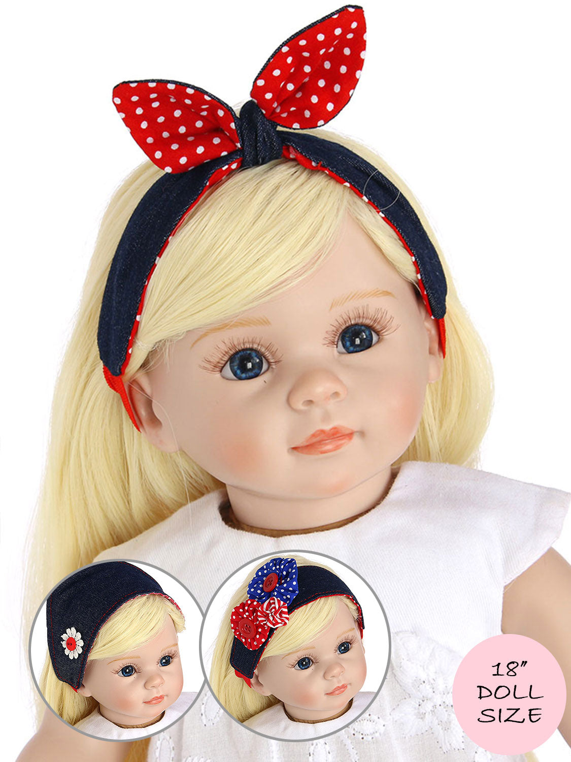 18 inch doll headband pattern