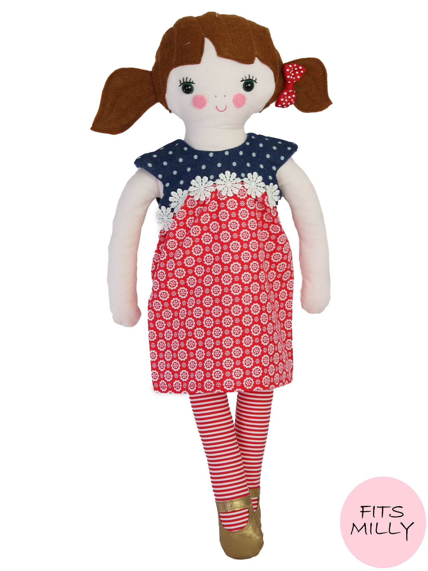 18" doll clothes patterns - JASMINE (D1309)