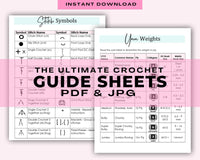 Crochet Reference Sheets