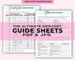 Crochet Reference Sheets