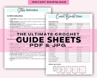 Crochet Reference Sheets