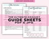 Crochet Reference Sheets