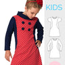 stretch dress girls pattern