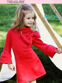 Elke Girls dress sewing pattern