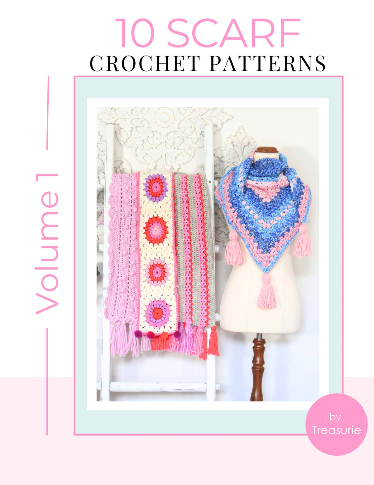 crochet scarf pattern bundle