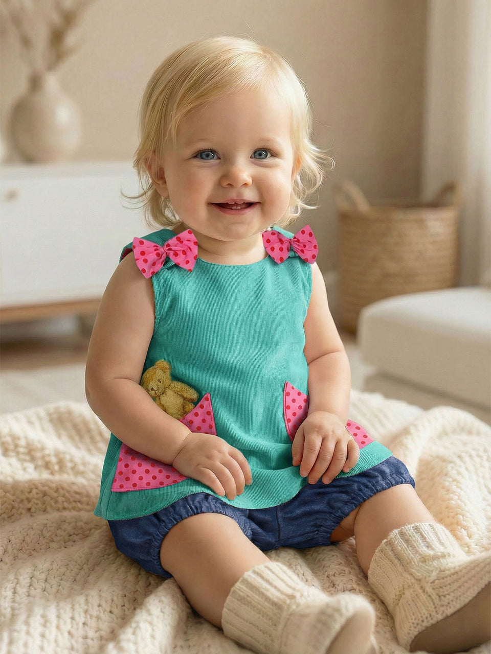 Reversible Baby Top Sewing Pattern – Scanlan (0–24 Months) – TREASURIE