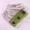 neck warmer crochet pattern easy