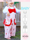 baby girls overalls sewing pattern