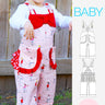 baby girls overalls sewing pattern