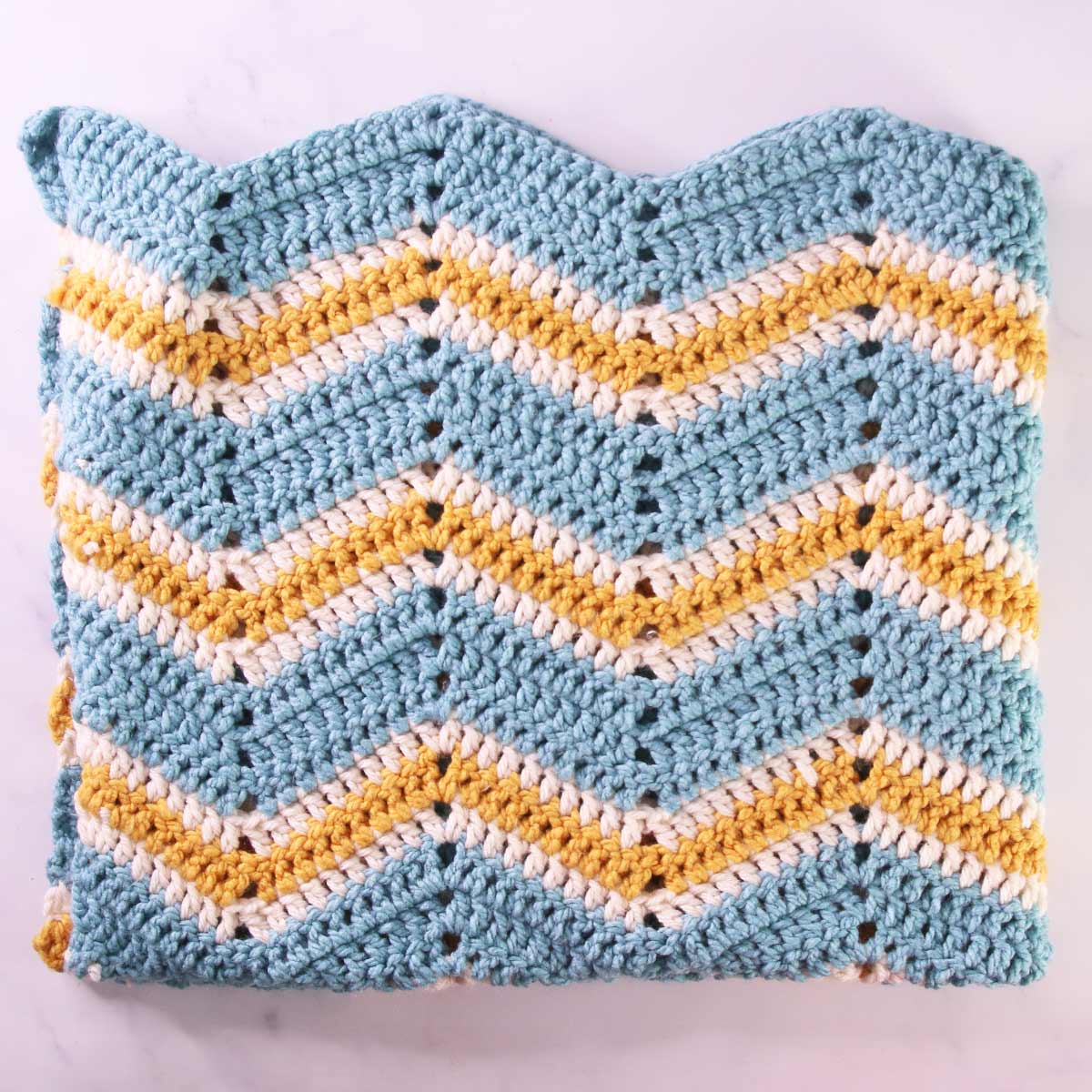 chunky chevron crochet blanket pattern