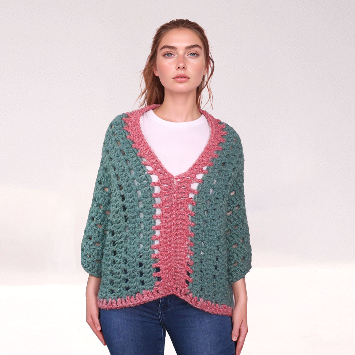 chunky poncho crochet pattern