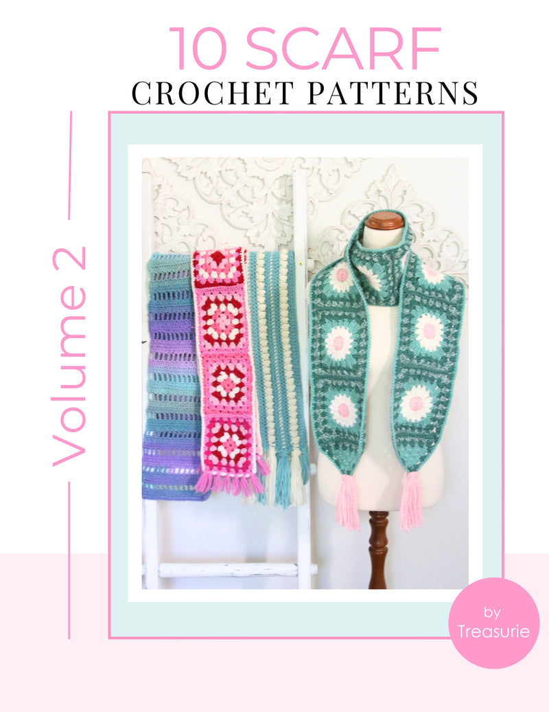 10 Scarf Pattern Bundle VOLUME 2