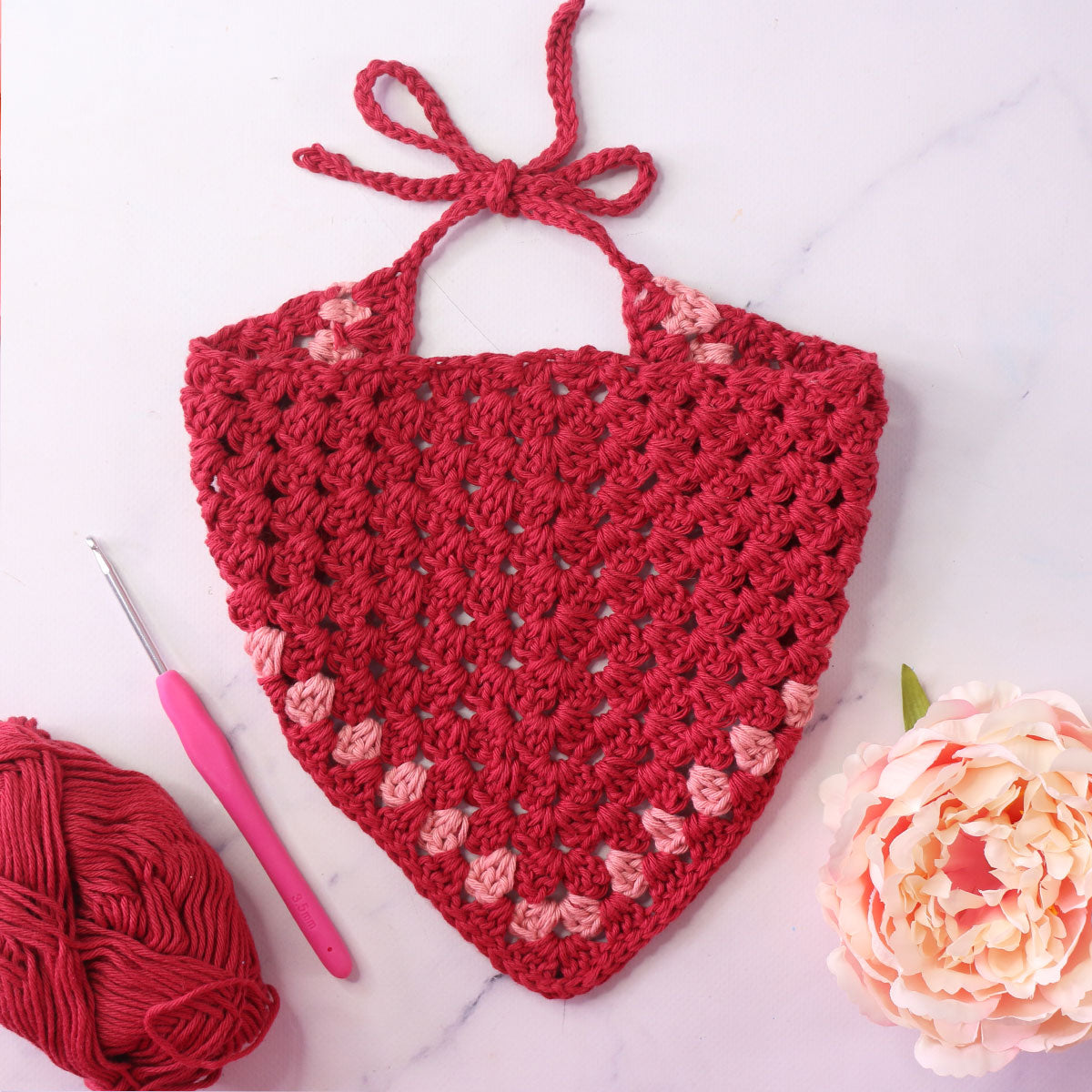 bandana crochet pattern pdf