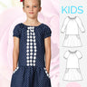 girls peasant dress sewing pattern