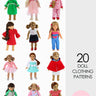 doll clothing sewing patterns