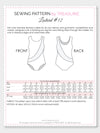 Leotard Pattern, Swimsuit Pattern - LEOTARD #12 - Girls, Sleeveless (L512)