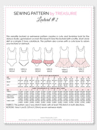 girls swimsuit pattern