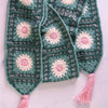 Flower Granny Square Scarf Crochet Pattern