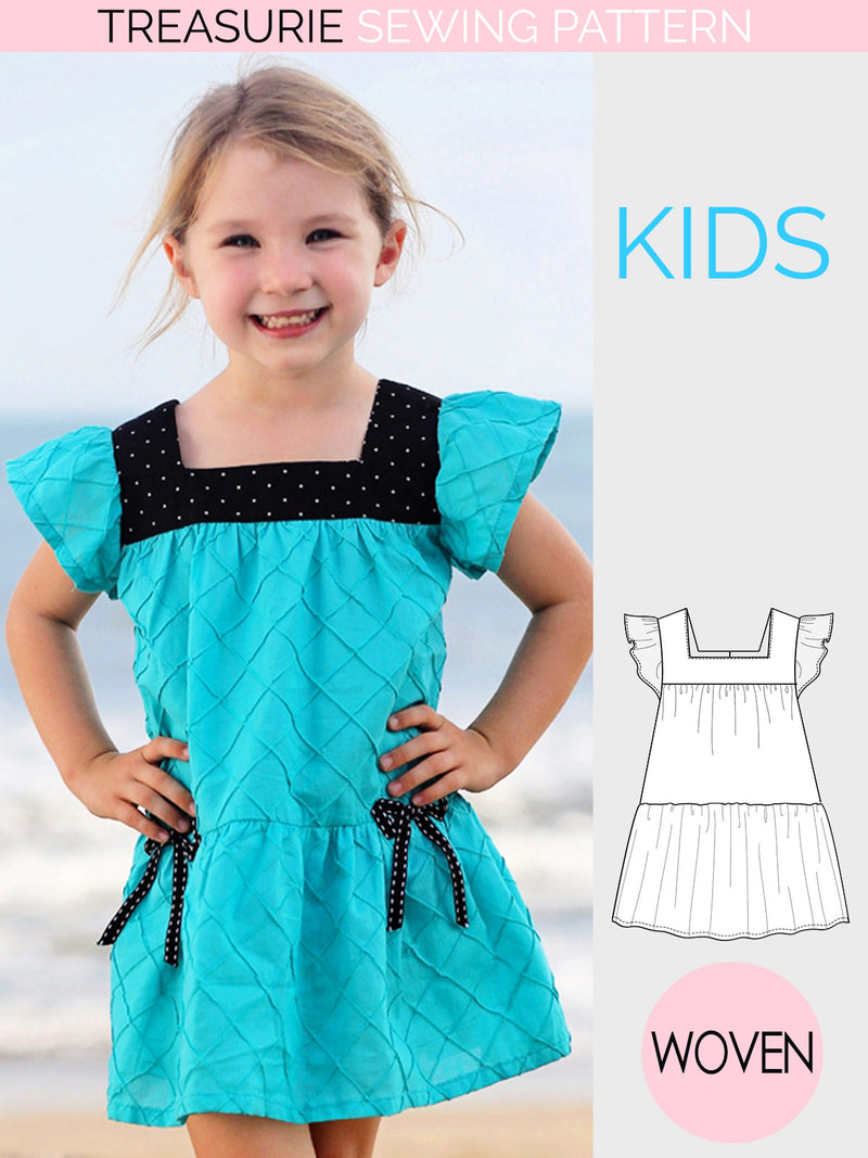 girls dress sewing pattern