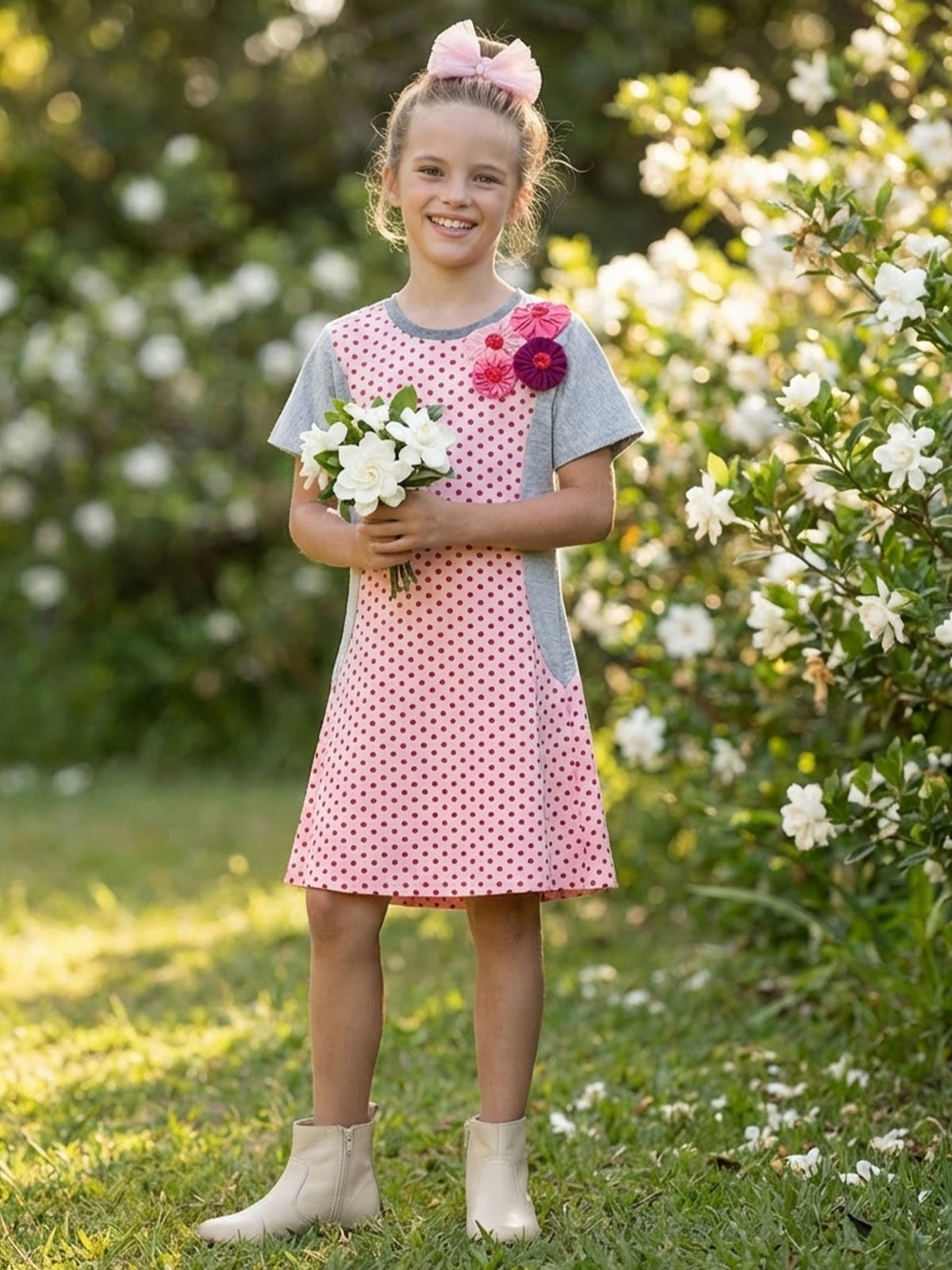Amy Girls Dress Sewing Pattern TREASURIE Amy Girls Dress Sewing Pattern TREASURIE