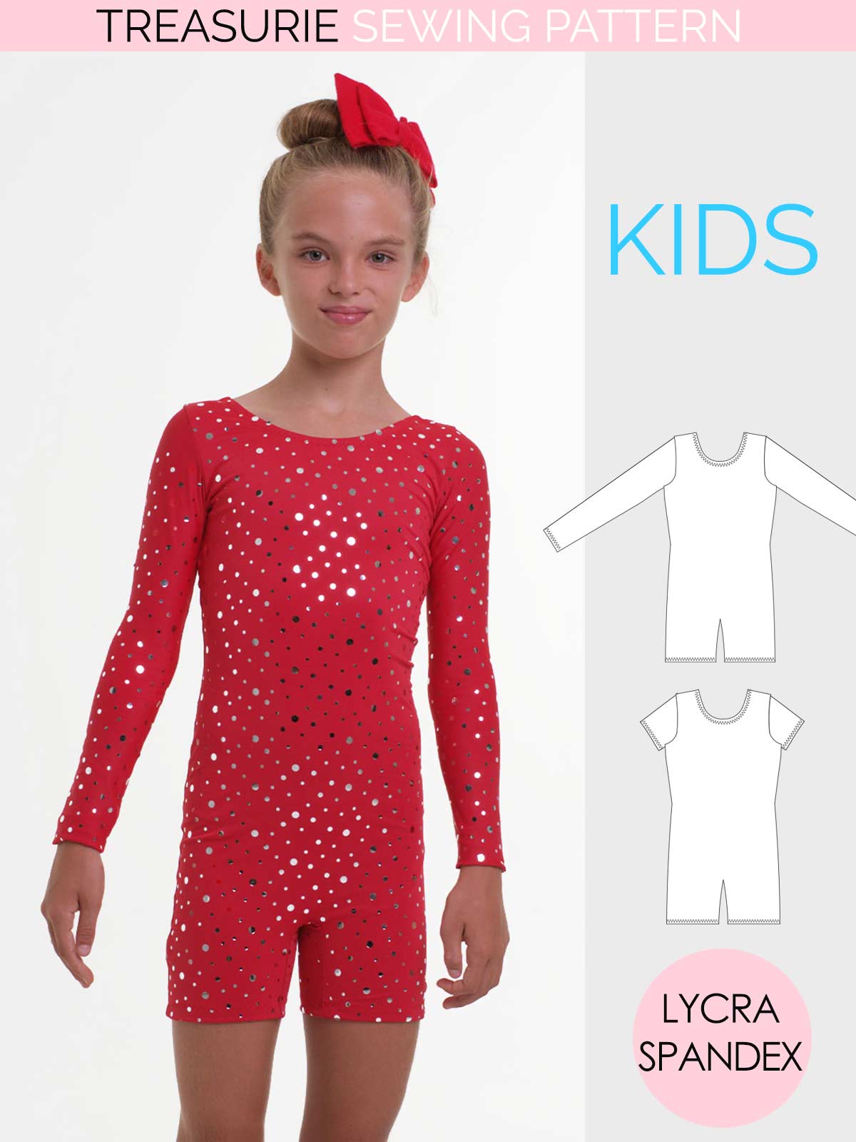 Unitard Patterns - Girls UNITARD#3 (LU03) – TREASURIE