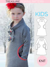 girls stretch winter dress pattern