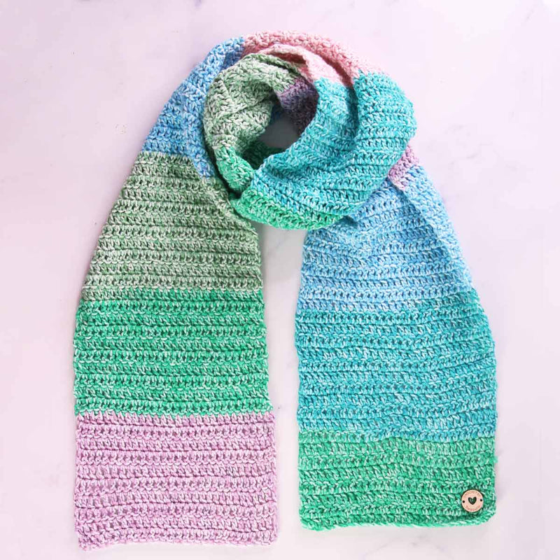 double crochet scarf pattern