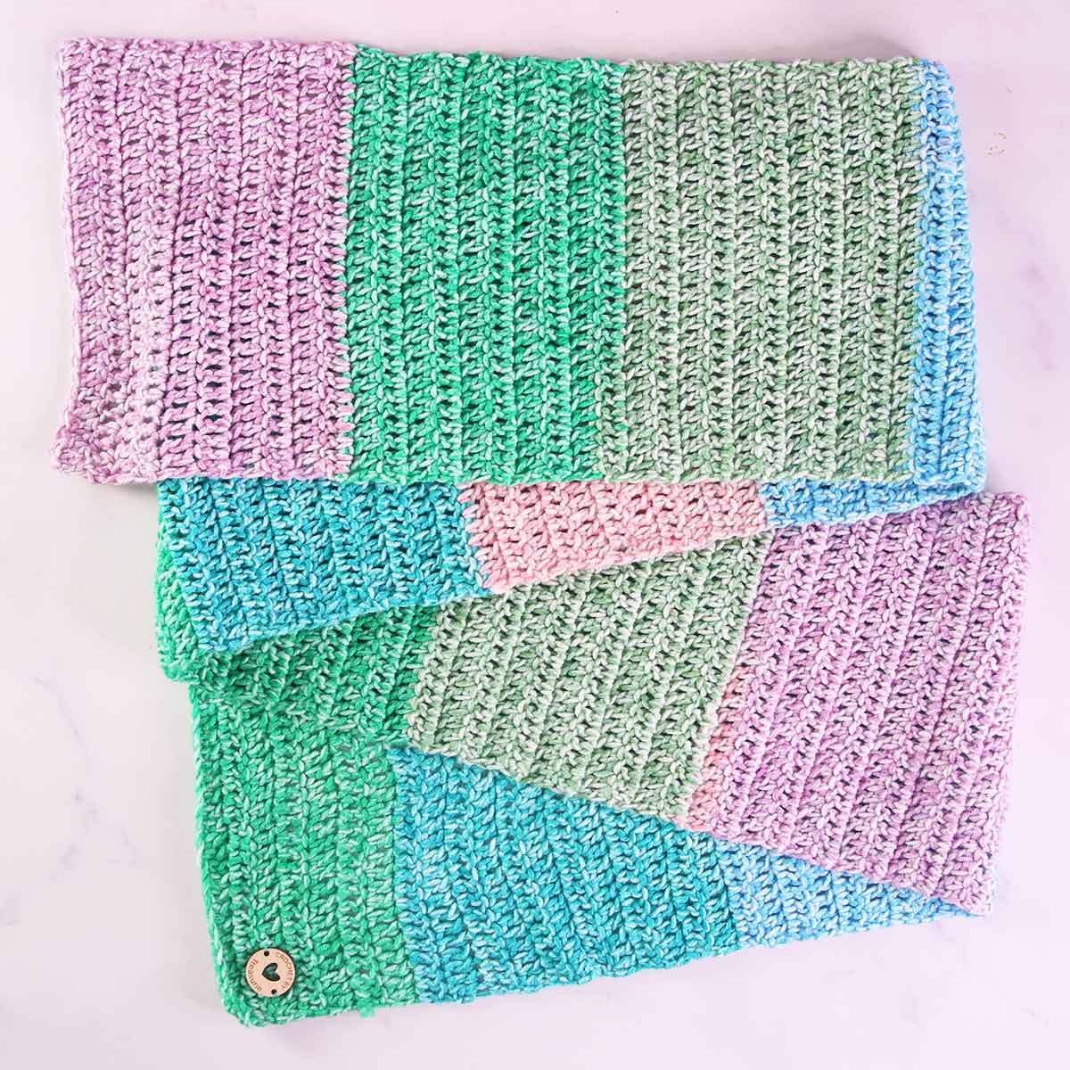 Double Crochet Scarf Pattern – TREASURIE
