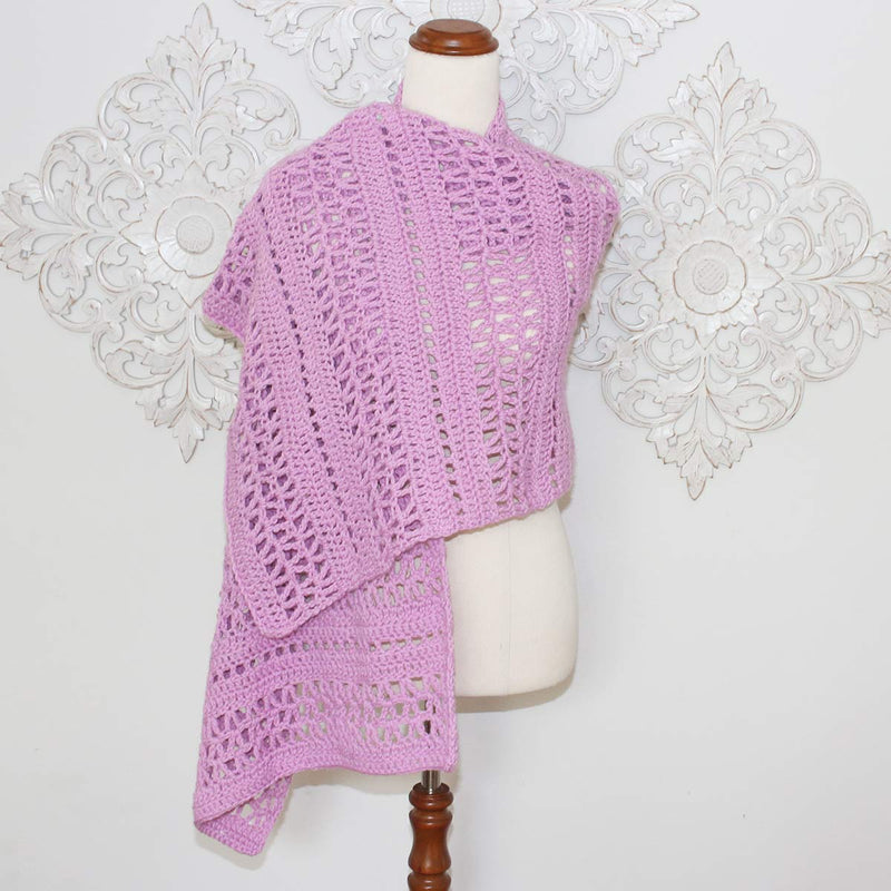 Rectangle Crochet Shawl Pattern