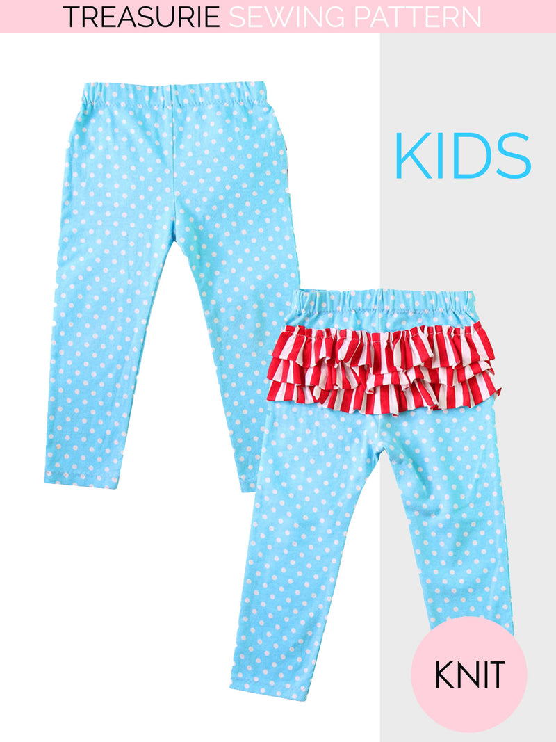 girls leggings sewing pattern