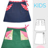 girls wrap skirt sewing pattern