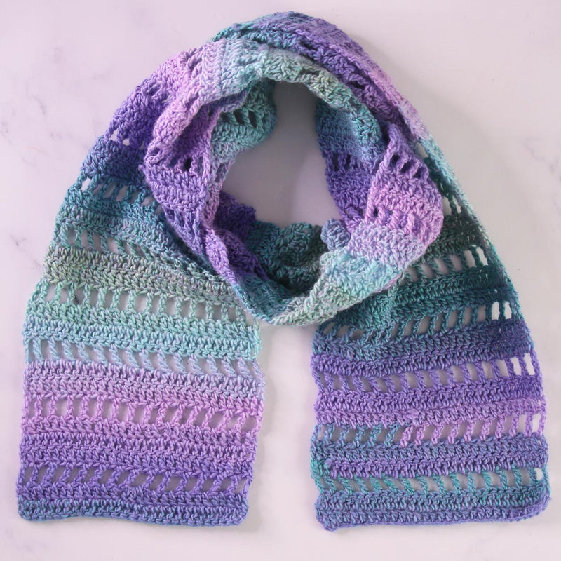 Mesh Scarf Crochet Pattern PDF