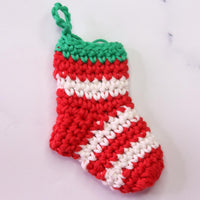 mini stocking crochet pattern