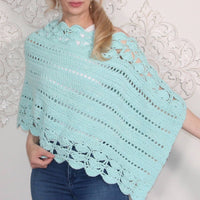 Light poncho crochet pattern