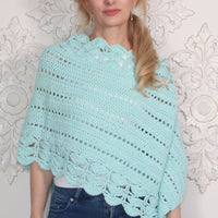 Light poncho crochet pattern