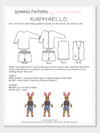 RAPHAELLO - Rabbit Toy Sewing Pattern (T1202)