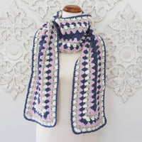 granny rectangle scarf crochet pattern pdf