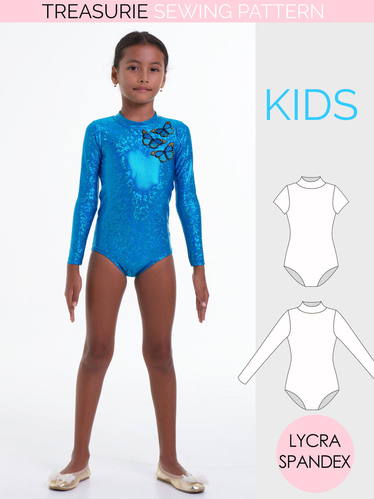 high neck leotard pattern girls